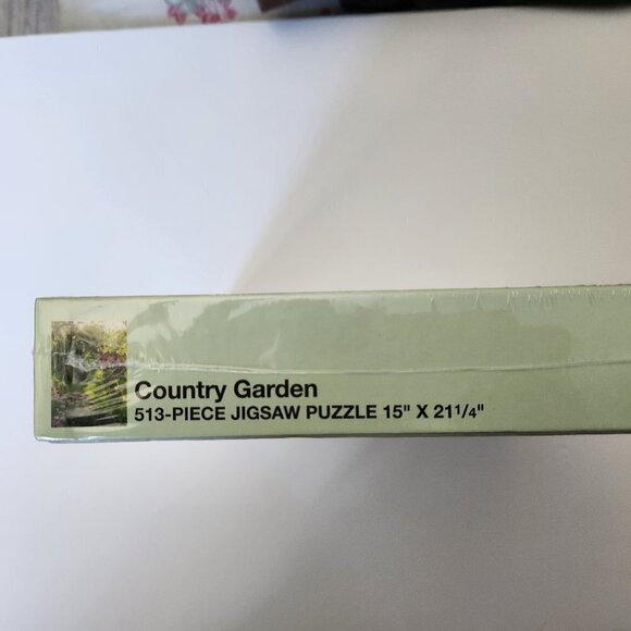 Lee Valley Puzzle Country Garden 513 Piece 15" x 21 1/4" Made in USA 2013 - Picture 8 of 8